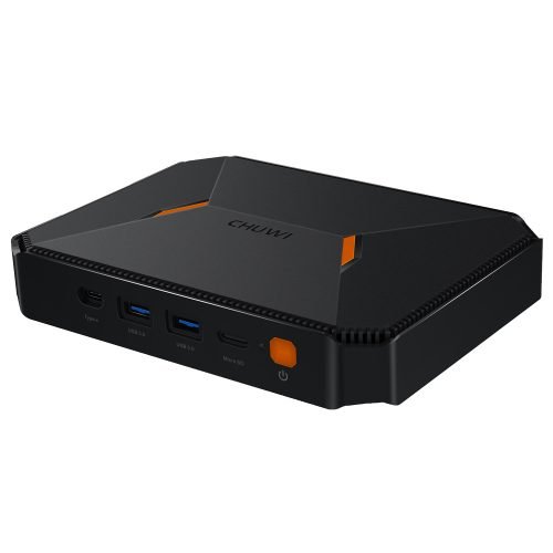 CHUWI Herobox Intel Gemini Lake N4100 8G DDR4 RAM 180G SSD Mini PC Intel UHD Graphics 600 9Gen 1.1GHz to 2.4GHz 4K TF Card Slot SATA Upgrade 2.4G/5G WiFi BT4.0 HD2.0 Type C Win10/Linux